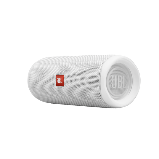 JBL Flip 5 - White - Portable Waterproof Speaker - Detailshot 3